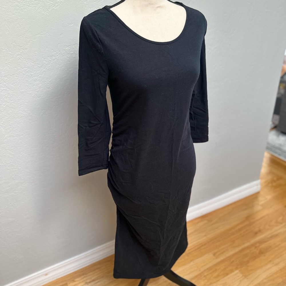 Isabel Maternity by Ingrid & Isabel Black Long Sleeve Dress